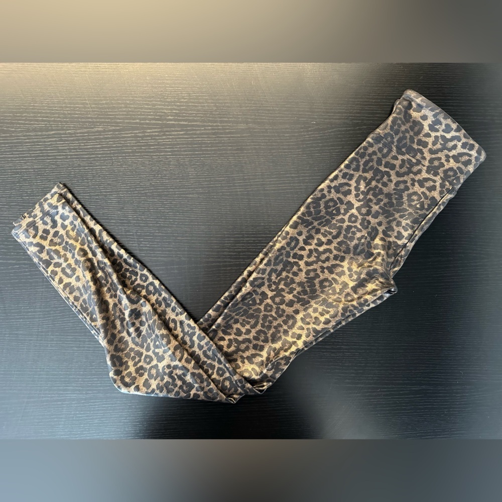 SPANX Leopard Patterned Leggings - New - Picture 3 of 7